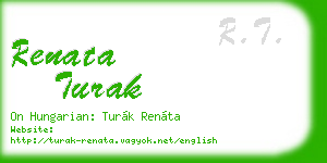 renata turak business card